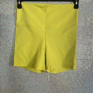 Women's Yellow Shorts